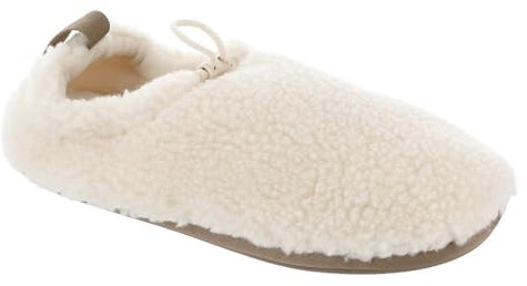 UGG Damen Plushy Slipper Hausschuh, Natural/Chestnut, 36 EU