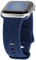 TOYOUTHS Floral Gravierte Armband Kompatibel mit Apple Watch Armband 41/40/38/42mm, Frauen Blume Fancy Cute Design Weich Silikon Sport Solo Loop Armbänder für iWatch 10/9/8/7/6/5/4/3/SE, Dunkelblau