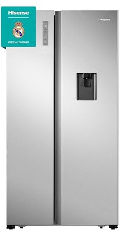 Hisense RS677N4WCD - Frigorifero americano, No Frost, Total No Frost, Capacità Netta 519 L, 1,78 m, Silenzioso
