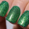 Ozzeal UV Nagellack Glitzer - Pfauen Grün Schillernd Mit Glitzerndem Schimmer - Frühling Sommer Regenbogen Gel Polish - Soak Off UV Led Maniküre 15ML