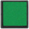 AMZLORD 1x Stempelkissen, Kinder Stempelkissen Fingerabdrücke Ungiftig Abwaschbar Stamp Pad for Leinwand Hochzeit, Papier Handwerk Stoff, Scrapbook, Geburtstag, Stoffmalerei - Grün