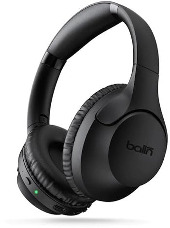 balln audio Lifestyle Pro Bluetooth Wireless Headset Over Ear Active Noise Cancelling Headphones with multi-point connection - maximum 2 devices