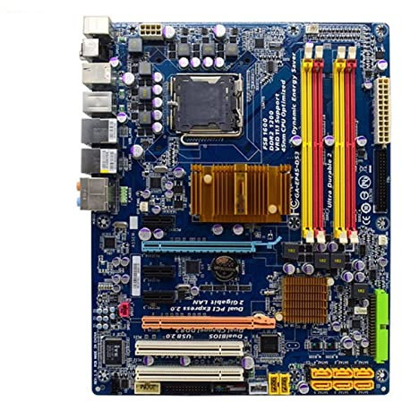 Placa Base la computadora Fit For Gigabyte GA-EP45-DS3 Tarjeta Madre LGA 775 DDR2 16G SATA2 USB2.0 P45 PCIE 2.0 2 × PCI for Core 2 Quad Q6700 E4300 CPUs