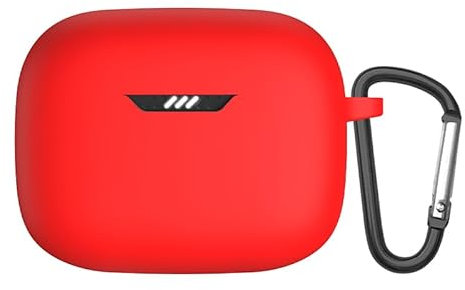 Funda de transporte para auriculares Bluetooth inalámbricos Jbl Tune Buds Funda protectora Bolsa de almacenamiento (rojo)