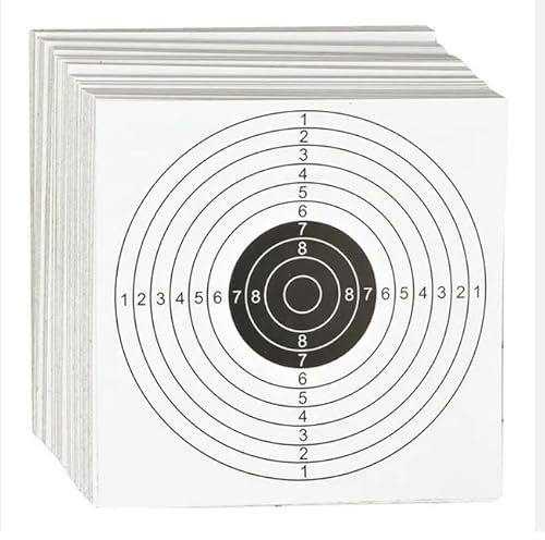 Pack de 100 cibles 14x14cm - pour Airsoft, Petit calibres (Plomb, 22LR) et Plus...-Cibles-Cibles carrés -14x14cm - Airsoft, Plomb, 22LR. Pack de 100