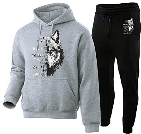 hehiy Trainingsanzug Herren Sportanzug Jogginganzug Männer Langarm Anzug Fitness Sporthose Freizeitanzug Jogginganzug MäNner Trainingsanzug FußBall Vereine