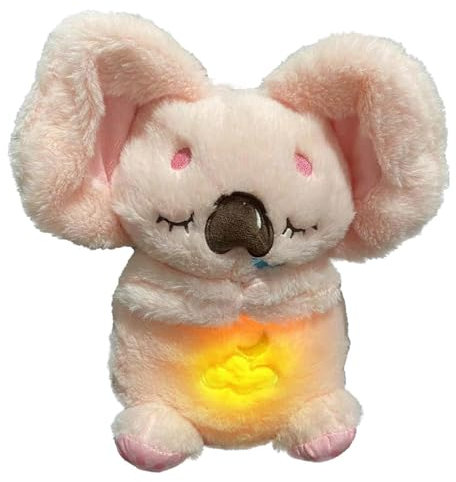Generisch Schlummer Otter,Schlummer Kuscheltier, Kuscheltier mit Atembewegung und Musik,Neue Upgrades Schlummer Otter, Musikalisches Kuscheltier Mit Beruhigenden Klängen (A 6)