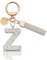 MORSUNBELA Porte-Clés, porte Cle Lettre Porte Clés à Paillettes, Porte Clé Personnalisé Porte-clés pour Femme, Porte Clef Lettre Z
