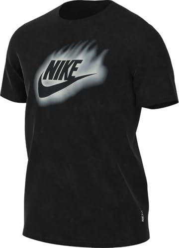 Nike Dri-Fit HF6162-010 Men's Running T-Shirt, Black, L