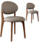 JS Ellie 2er Set Esszimmerstühle,Skandinavische Küchenstühle,Massivholz,Retro Design,Eleganter Küchenstuhl,Polsterstuhl,minimalistisch pflegeleicht,für Esszimmer, Wohnzimmer, Schlafzimmer, Beige