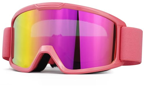 SPOSUNE Ski & Snow Goggles - Windproof, Anti-Fog, UV Protection for Men & Women | Dirt Bike, Motorcycle, ATV, Off-Road, OTG
