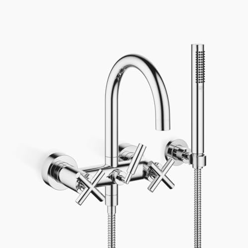 Dornbracht – Tara Wannenbatterie mit Möbel, zur Wandmontage Chrom 25133892–00 Lampe 240