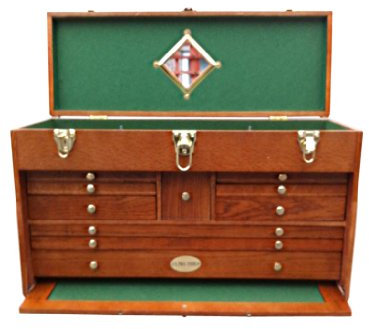 us pro tools 90 Wooden Top Tool Box Tool Chest Wood Cabinet Engineer Machinists