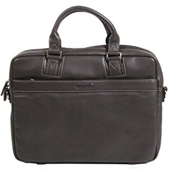 Katana K83608 Laptoptasche, Rindsleder, genarbt, schokoladenbraun, one size, Zeitgenössisch