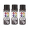 SINTO - Bombe Peinture Idéespray Les Tendances - Pack de 3 Aérosols Noir Mat - Aérosol 400 ML