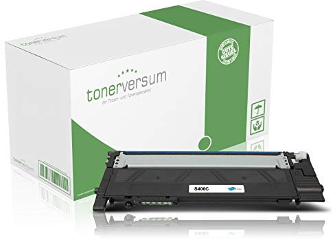 Toner kompatibel mit Samsung CLT-C406S Cyan Druckerpatrone für CLP 360 365 Xpress C410w C460w C460fw CLX 3300 3305 Laserdrucker