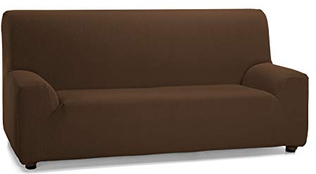 Martina Home Tunez Elastischer Sofabezug, Stoff, Braun, 3-Sitzer (170 bis 220 cm)