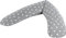Theraline Bezug für das Komfort Stillkissen 180 cm Big Stars grau