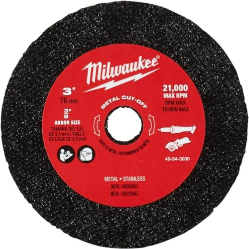 MILWAUKEE'S 49-94-3000 Metall-Trennrad, 7,6 cm, 3 Stück