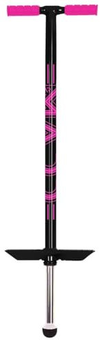 MGP Action Sports Madd Gear Pogo Stick for Boys and Girls Aged 8+ Suitable for Users up to 80kg (Black/Pink)