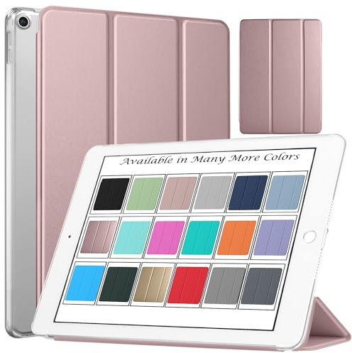 DuraSafe - Smart cover a tre pieghe, ultra sottile, con retro traslucido 1. Rose Gold iPad Mini 5 - 7.9 2019