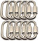 Quick Chain Link Repair Carabiner, Marine A4 Stainless Steel 316 Shackle (M4x40mm -10pcs)