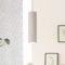 Paco Home Pendelleuchte, GU10, Lampe Für Wohnzimmer Esszimmer Küche, Höhenverstellbar, Farbe: Beton-Sandstein-Weiß, Leuchtmittel: ohne Leuchtmittel
