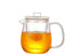 WINIAER Tetera de cristal con tetera de 600 ml de borosilicato para té suelto, tetera de hojas transparentes con colador