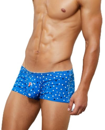 BEEMEN Herren Baumwolle Unterwäsche Low-Rise Boxershorts Trunk Unterhose mit Eingriff