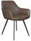 Kick Collection Esszimmerstühl Karl - Braun - Modern und Hochwertig - PU-Leder und Metall - Erhältlich in vielen Farben