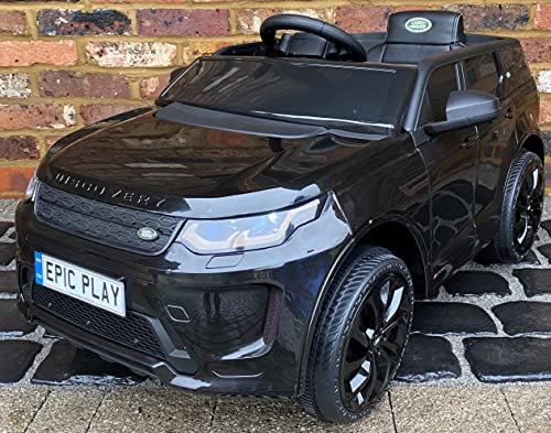 Land Rover Discovery Ride on Car 2WD Rear Wheel Drive HSE Sport Licensed 12v Electric Battery INCLUDING Remote Control Black