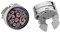 Couvre Bouton de Chemise Bleu | Cache Boutons de Manchette | Boutons de Manchette pour Chemises Homme | Cadeau Mariage Affaires en Acier inoxydable | Cache Bouton de Chemise