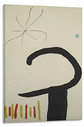 Joan Miro Espriu Miro Teller Surrealismus Kunstwerke Poster Leinwand Kunstdruck Modern Familie Schlafzimmer Dekor Poster 50 x 75 cm