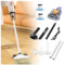 MeLtor Aspira E Lava Pavimenti Casa 5 in 1 Portatile, 200ml Serbatoio Dell’acuqa, Lavasciuga Pavimenti Senza Filo per Pulizia Domestica/Capelli/Polvere/Lavapavimenti