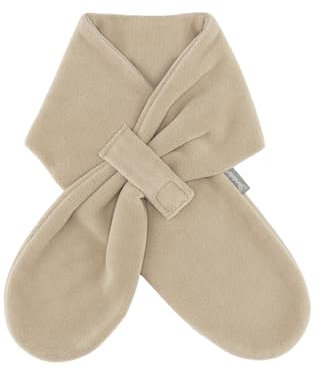 Sterntaler Schal aus Microfleece, gefüttert, mit Klettverschluss, zum Durchziehen - unisex Accessoires für Babys & Kleinkinder - warm, bequem und praktisch - beige, Gr. 70cm
