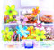 Klebstoff essbares Reispapier, 100 Stück Blumenform Kuchen Backdekoration, essbare für Kuchen Topper Dekor Hochzeitsfeier Cupcake -Lebensmitteldekorationen, essbare Blumenpapier