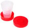 Generico Bicchiere Pieghevole Bicchiere Apri e Chiudi 120ml Bicchiere Pieghevole da Viaggio Bicchiere Portatile Bicchieri Richiudibili Bicchiere Ripiegabile Riutilizzabile per Adulti e Bambini