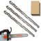 Confezione da 3 catene per motosega per barra da 30 cm, 3/8 LP 44 maglie, calibro 109,2 cm, catena di ricambio adatta per Stihl MS170 MS171 MSE170 MS192T e altri