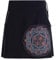 Vishes kurzer Damen-Rock mit Mandalas in schwarz I Größe 3XL (46) I Handgefertigt aus 100% Baumwolle I Mit Taschen I Ideal für warme & kalte Monate I Nachhaltige Alternative Bekleidung