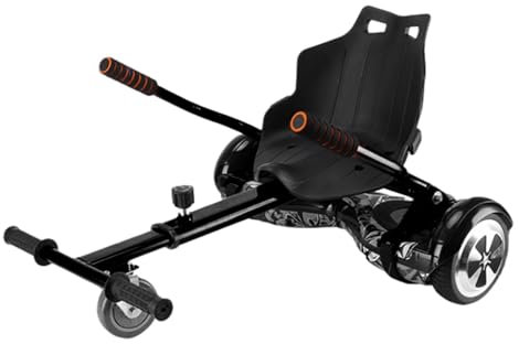 Hoverboards selbstbalancierend – Zubehör im Go-Karts-Stil, Sitzbefestigung für Kinder und Erwachsene | Roller mit perfekter Balance und verstellbarem Design, Befestigung für Roller-Sitz für