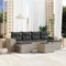 Xichuzi Set de sofás de jardín 7 pzas con Cojines ratán PE Gris Claro, Conjunto Jardin Exterior, Muebles Jardin Exterior, Mueble Terraza, Set De Jardin Exterior, Juegos De Terraza - 3255269