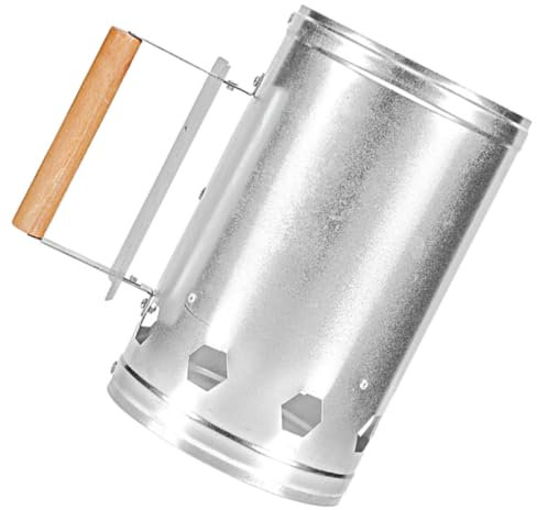 YARNOW Holzkohle-Kamin-Starter Holz Für Outdoor-Grill-Feuer Praktische Anzündhilfe Für Holzkohleeimer Und Holzkohleofen Mit Guter Luftzirkulation Für Schnelles Anzünden
