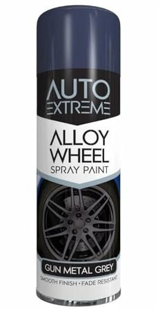 DUAS AX 300ml Gun Metal Grey Alloy Wheel Spray Paint – Smooth Finish, Durable, Fade-Resistant Coating for Alloy Wheels – Professional Quality Spray for Long-Lasting Shine and Protection