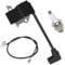 Vexilon Ignition Coil Replacement, for sti-hl FS75 FS80 FS85 FC85 HT70 HT75 HL75 HL75K HS75 HS80 HS85 KM85 String Trimmer Hedge Trimmer Edger Pole Saw Replaces 4137 400 1350, with Spark Plug Ignition