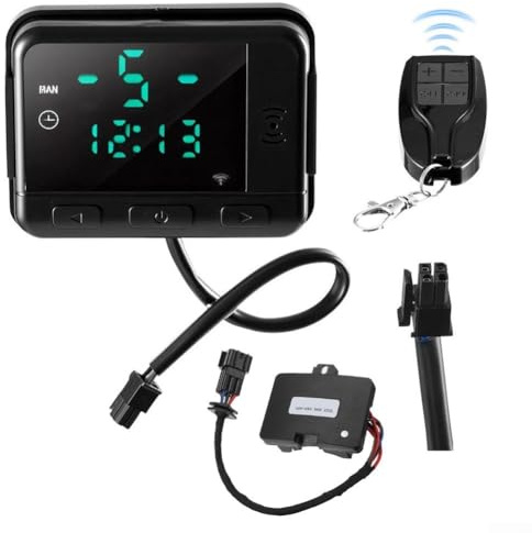HOHOVYVY Contrôleur de chauffage à air diesel avec écran LCD et carte mère compatible avec les chauffages de stationnement 2 KW/5 KW/8 KW 12 V/24 V pour les séries VEVOR XMZ (2 KW)