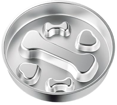 Genérico Lento para Perros Acero Inoxidable Puzzle Interactivo Premios