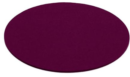 Hey Sign Untersetzer rund, ca 12 cm, Aubergine 26, Stärke 5