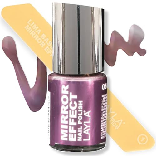 Layla Cosmetics Mirror Effect Nagellack - red hot, 1er pack (1 x 0.01 l)