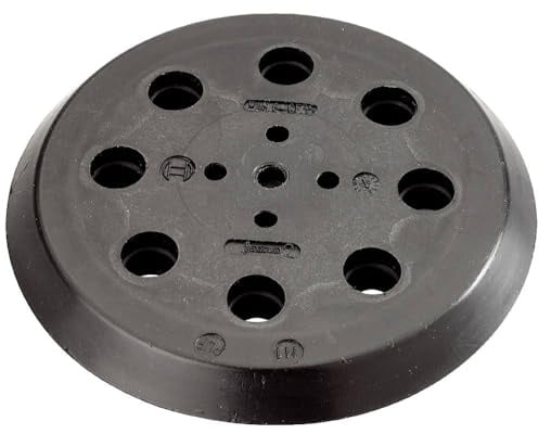 kwb Quick-Stick Haftstützteller, Ø 125 mm, Klett-Haftsystem, gelocht, für Excenterschleifer PEX 270 A/AE