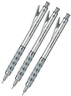 Pentel Graphgear 1000 Lot de 3 crayons à dessin PG1015 0,5 mm